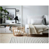 سبد کوسن و شال مبل حصیری ایکیا SNIDAD